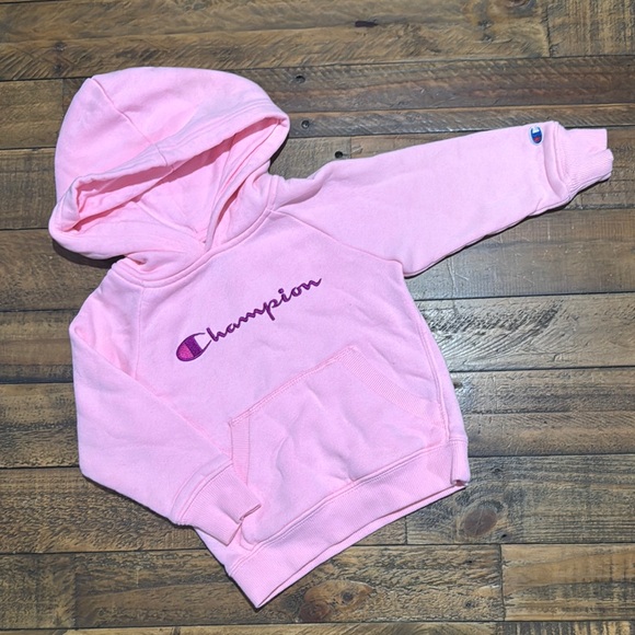 Champion Kids Pink Hoodie - Picture 1 of 5